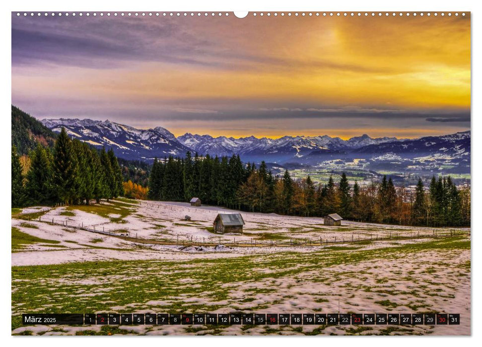 Traumhaftes Allgäu (CALVENDO Premium Wandkalender 2025)