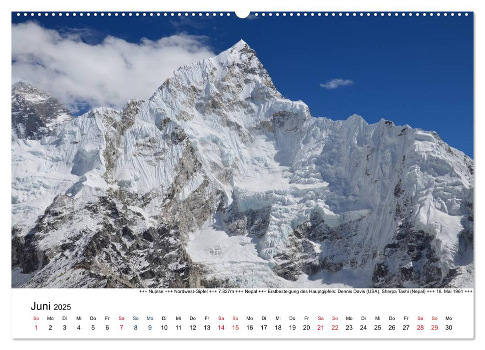 Solo Khumbu (CALVENDO Premium Wandkalender 2025)