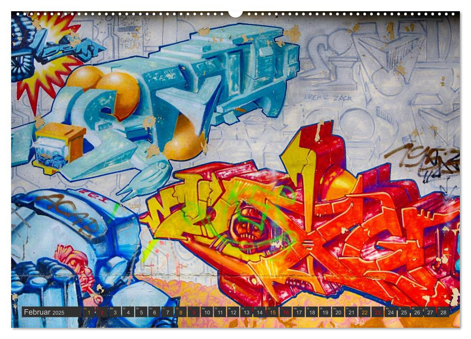 Dresden Graffiti (CALVENDO Premium Wandkalender 2025)