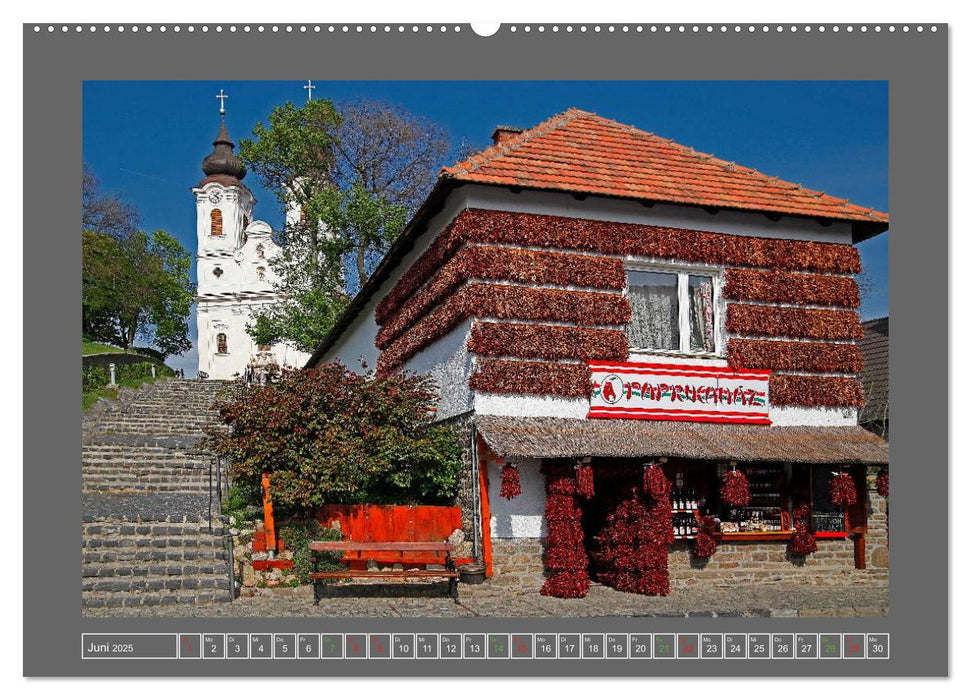 Ungarn - um den westlichen Balaton (CALVENDO Wandkalender 2025)