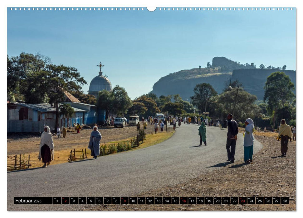 Äthiopien - Auf dem Dach Afrikas (CALVENDO Premium Wandkalender 2025)