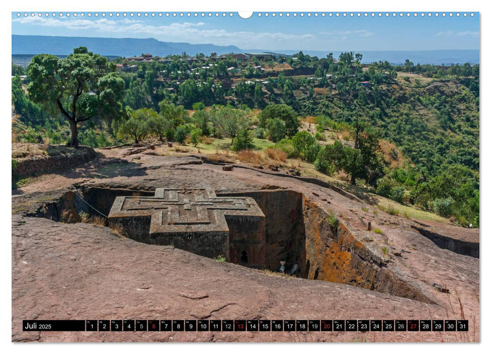 Äthiopien - Auf dem Dach Afrikas (CALVENDO Premium Wandkalender 2025)