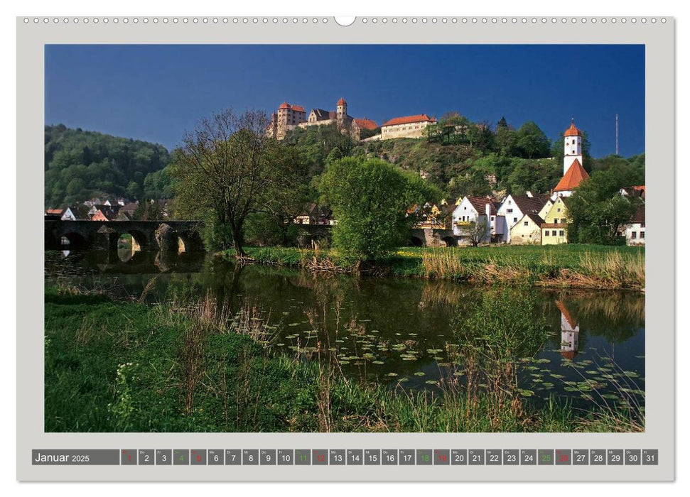 Kreuz und quer durch Bayern (CALVENDO Wandkalender 2025)