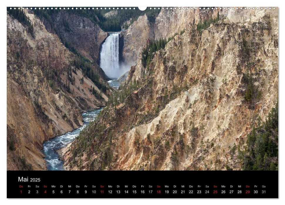 Wyoming & South Dakota (CALVENDO Premium Wandkalender 2025)