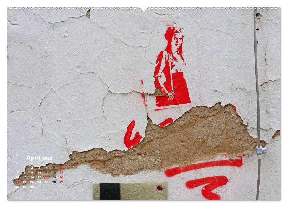 STENCIL ART 2025 - Schablonen Graffiti (CALVENDO Wandkalender 2025)