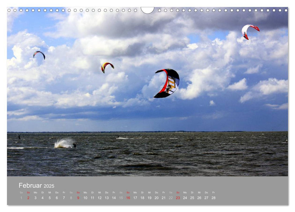 Blick auf die Nord-und Ostsee (CALVENDO Wandkalender 2025)