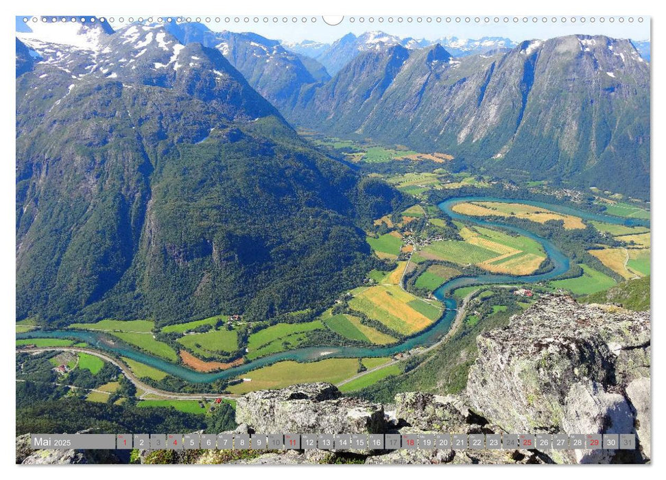 Norwegen (CALVENDO Premium Wandkalender 2025)