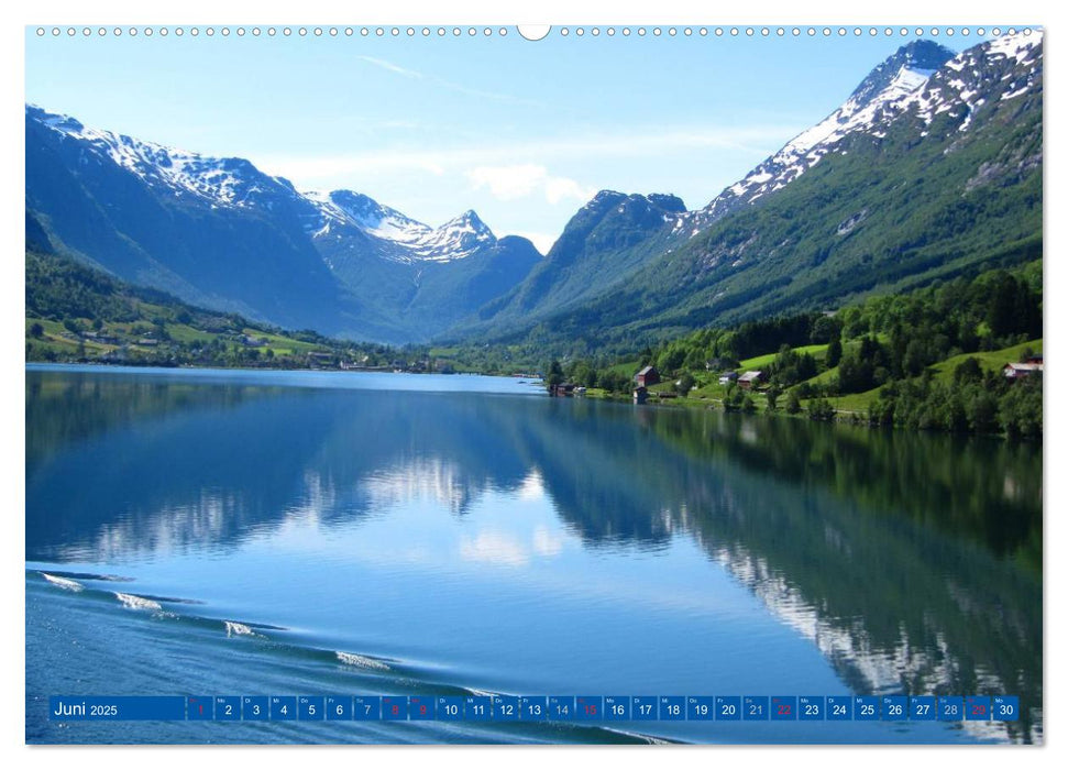 Norwegen (CALVENDO Premium Wandkalender 2025)