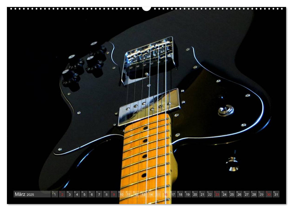 Gitarren Snapshots (CALVENDO Premium Wandkalender 2025)