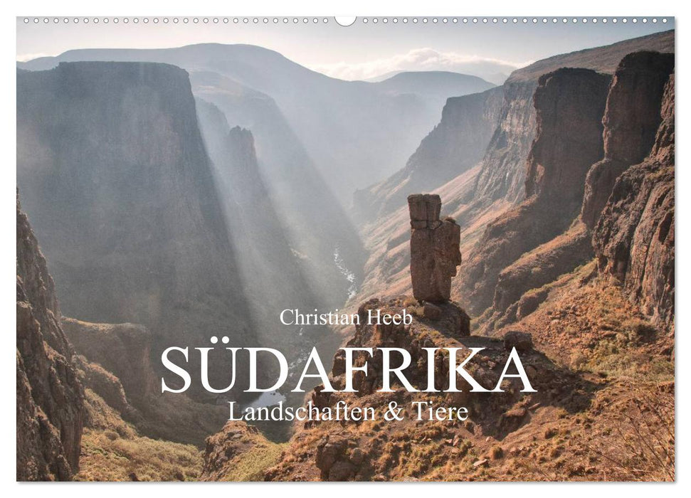 Südafrika / Landschaften & Tiere / Christian Heeb (CALVENDO Wandkalender 2025)