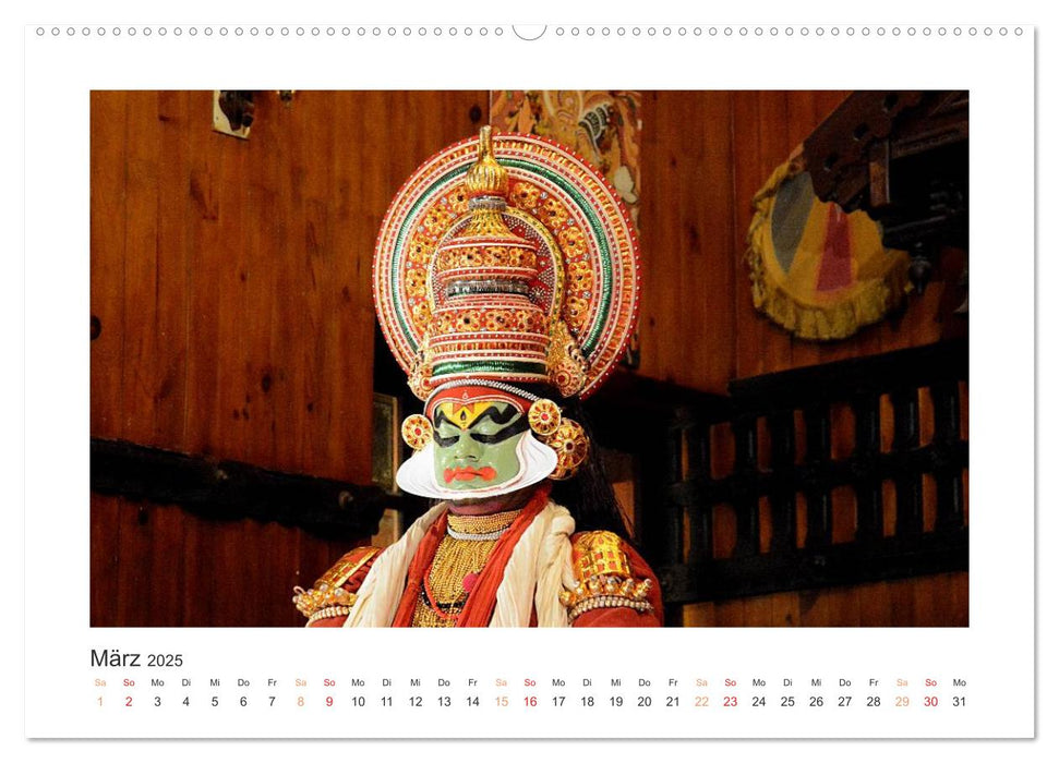 Kerala - Im Süden Indiens (CALVENDO Premium Wandkalender 2025)