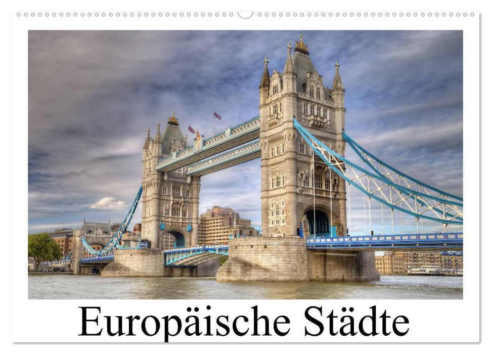 Europäische Städte (CALVENDO Wandkalender 2025)