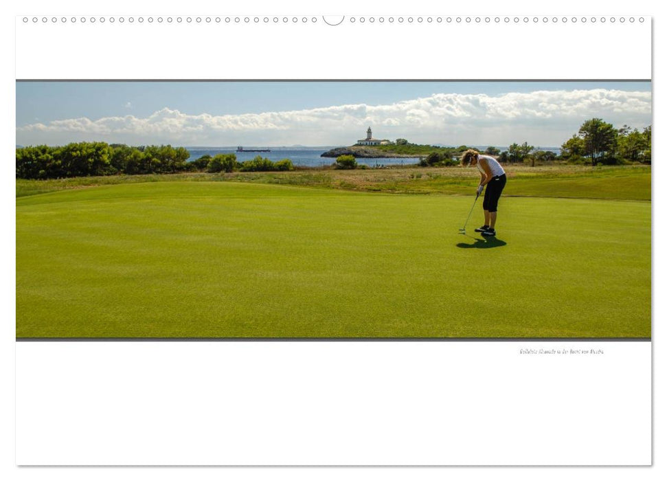 Emotionale Momente: Die schönsten Golfplätze auf Mallorca. (CALVENDO Premium Wandkalender 2025)