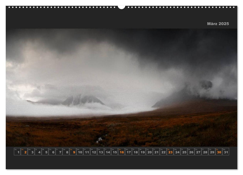 Schottland - Land der Legenden (CALVENDO Premium Wandkalender 2025)