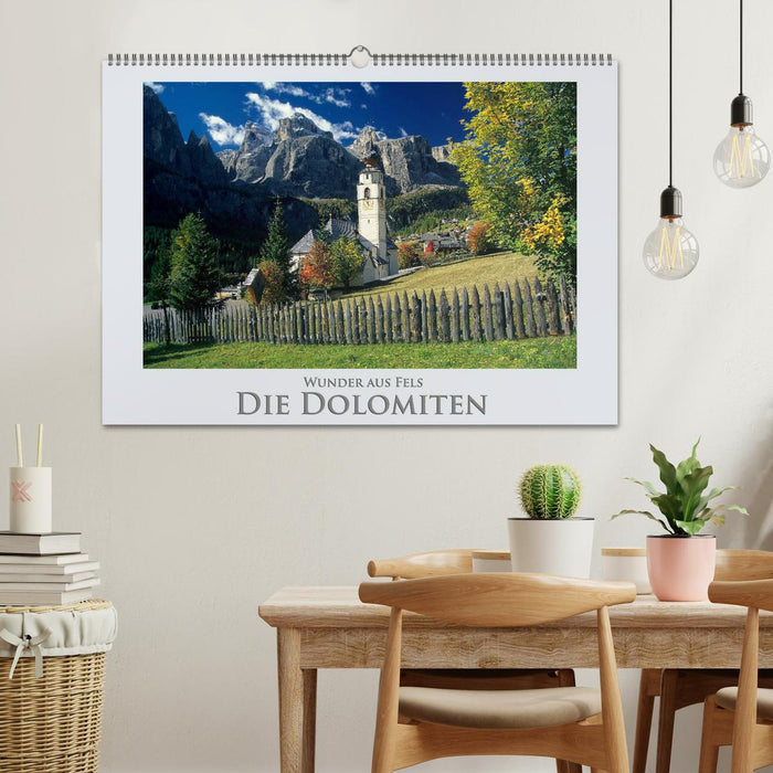 Wunder aus Fels Die Dolomiten (CALVENDO Wandkalender 2025)