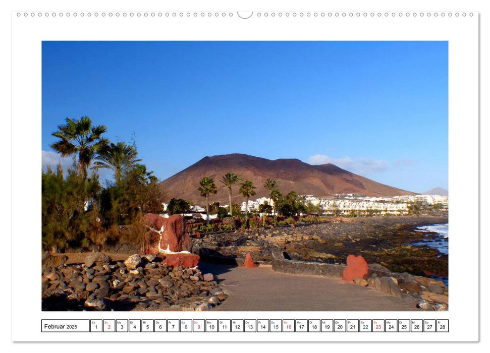 Lanzarote - Playa Blanca (CALVENDO Premium Wandkalender 2025)