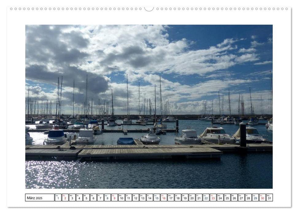 Lanzarote - Playa Blanca (CALVENDO Premium Wandkalender 2025)