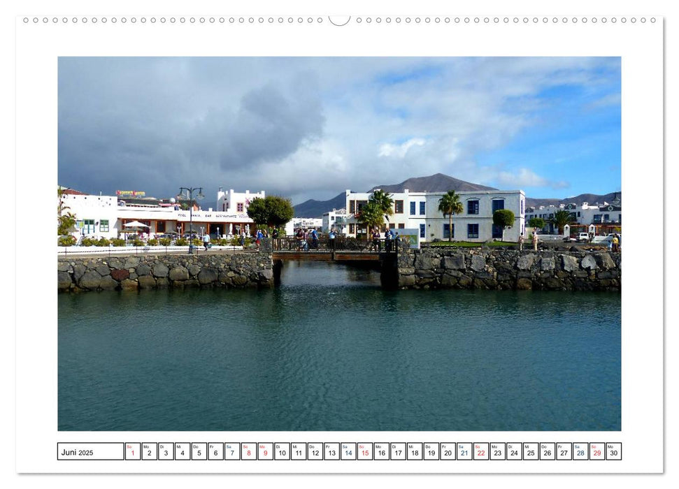 Lanzarote - Playa Blanca (CALVENDO Premium Wandkalender 2025)