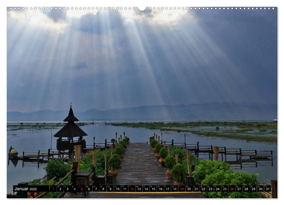 Zauberhaftes Myanmar (CALVENDO Wandkalender 2025)