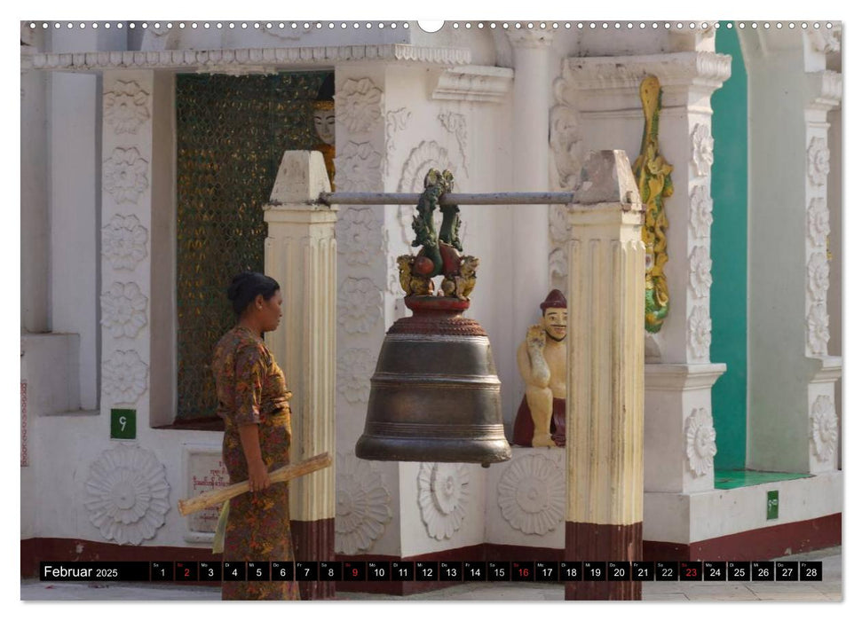 Zauberhaftes Myanmar (CALVENDO Wandkalender 2025)