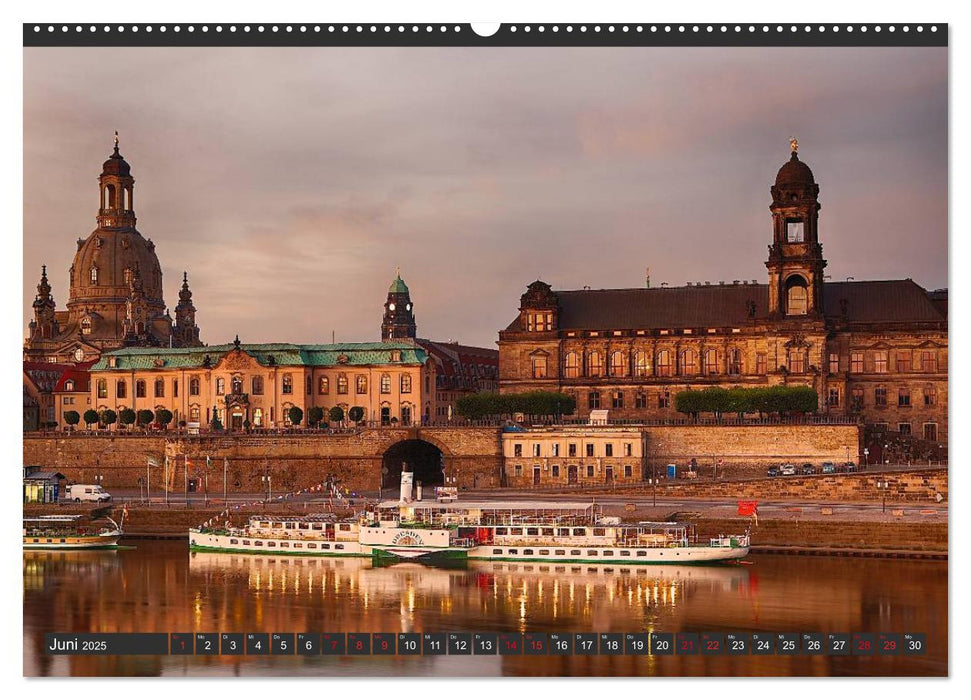 Dresden - Die Frauenkirche (CALVENDO Premium Wandkalender 2025)