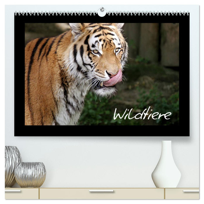 Wildtiere (CALVENDO Premium Wandkalender 2025)