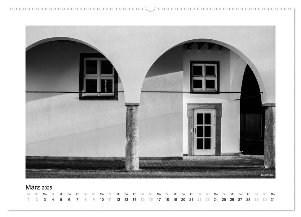 Schweinfurt schwarzweiß (CALVENDO Premium Wandkalender 2025)
