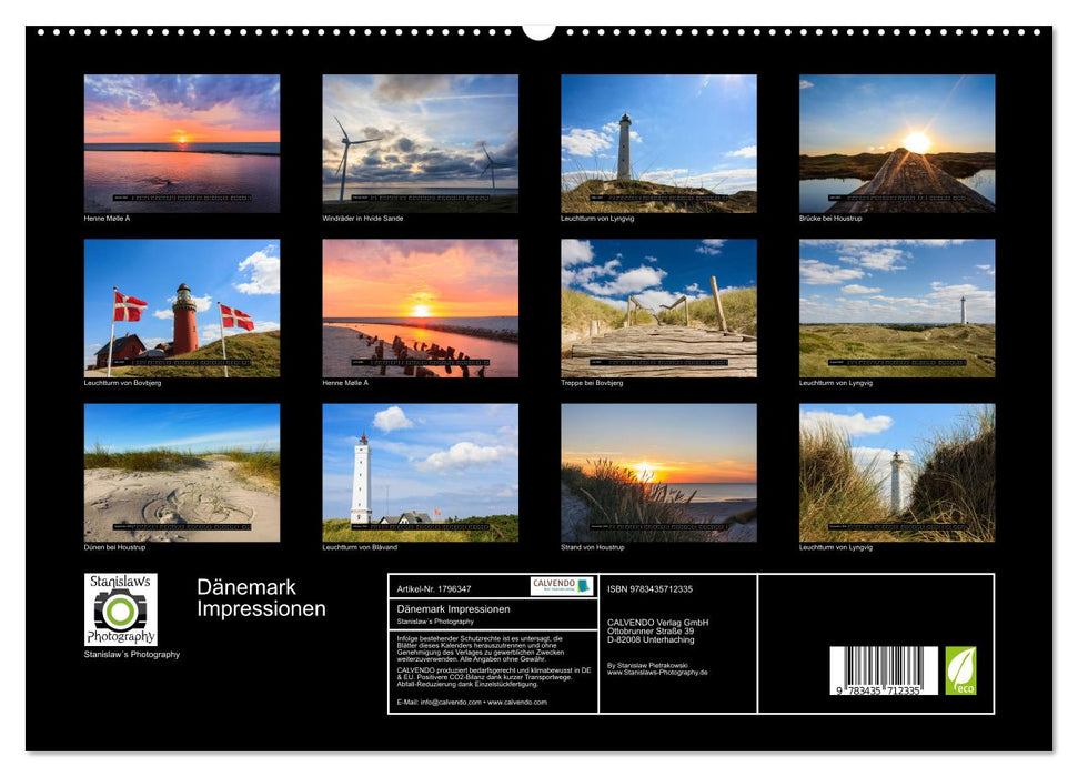 Dänemark Impressionen (CALVENDO Premium Wandkalender 2025)