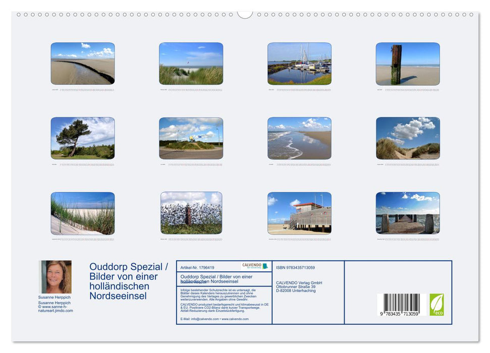 Ouddorp Spezial / Bilder von einer holländischen Nordseeinsel (CALVENDO Premium Wandkalender 2025)