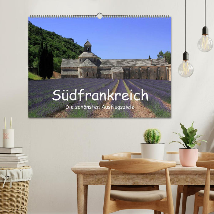 Südfrankreich - Die schönsten Ausflugsziele. (CALVENDO Wandkalender 2025)