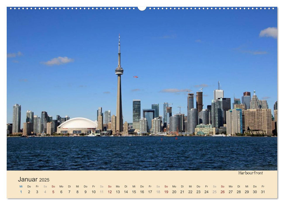 Toronto - Metropole in Ostkanada (CALVENDO Premium Wandkalender 2025)