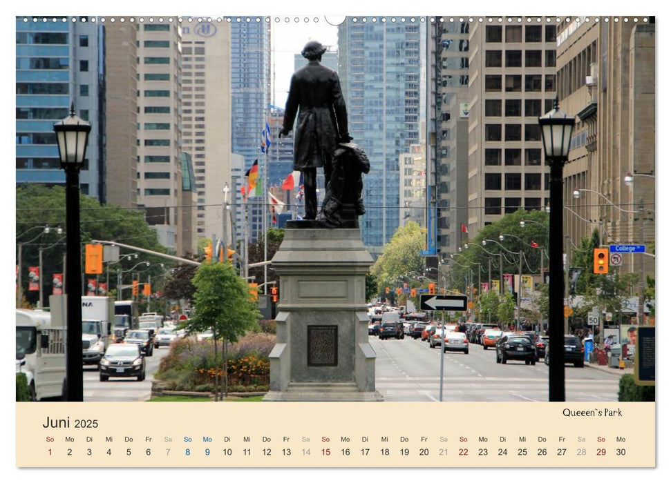 Toronto - Metropole in Ostkanada (CALVENDO Premium Wandkalender 2025)