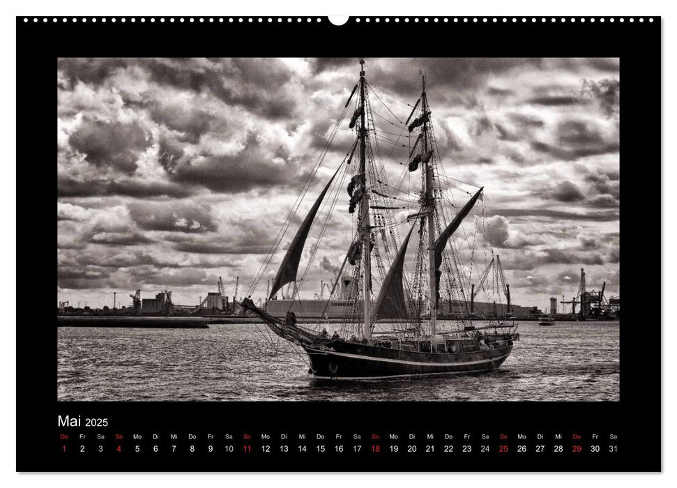 Segelschiffe auf der Ostsee (CALVENDO Premium Wandkalender 2025)