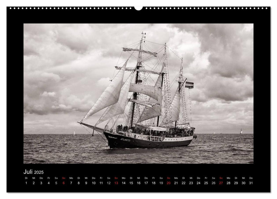 Segelschiffe auf der Ostsee (CALVENDO Premium Wandkalender 2025)