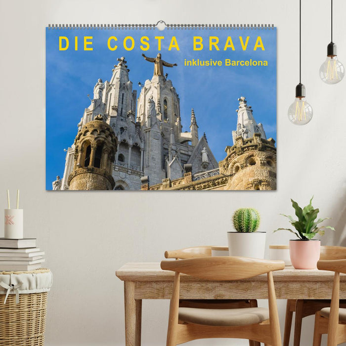Costa Brava – inklusive Barcelona (CALVENDO Wandkalender 2025)