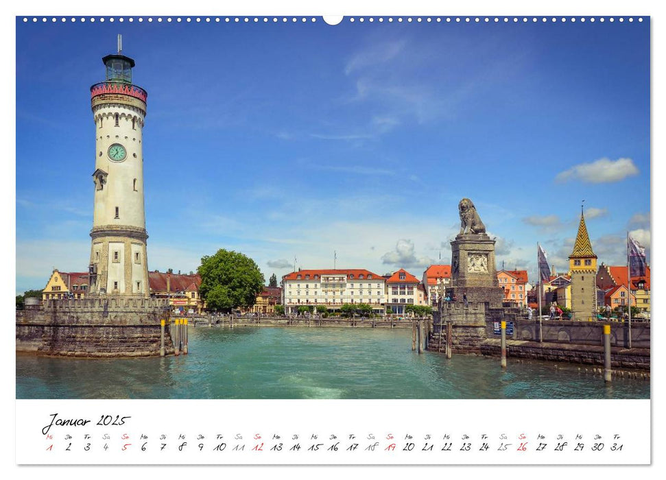 Unterwegs am Bodensee (CALVENDO Wandkalender 2025)