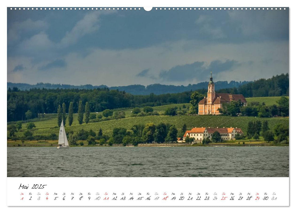 Unterwegs am Bodensee (CALVENDO Wandkalender 2025)