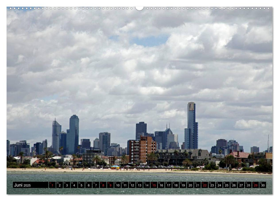 Melbourne (CALVENDO Premium Wandkalender 2025)