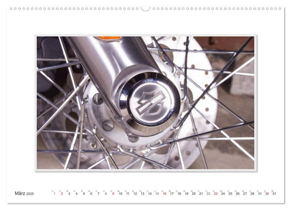 Emotionale Momente: Harley Davidson - Wide Glide / CH-Version (CALVENDO Premium Wandkalender 2025)