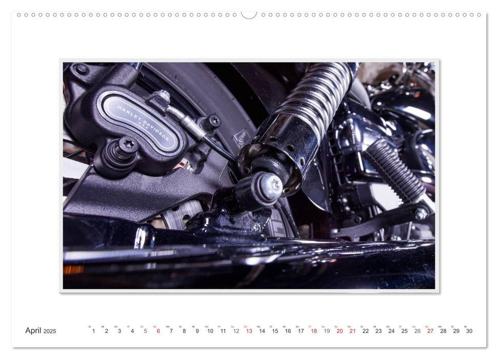 Emotionale Momente: Harley Davidson - Wide Glide / CH-Version (CALVENDO Premium Wandkalender 2025)