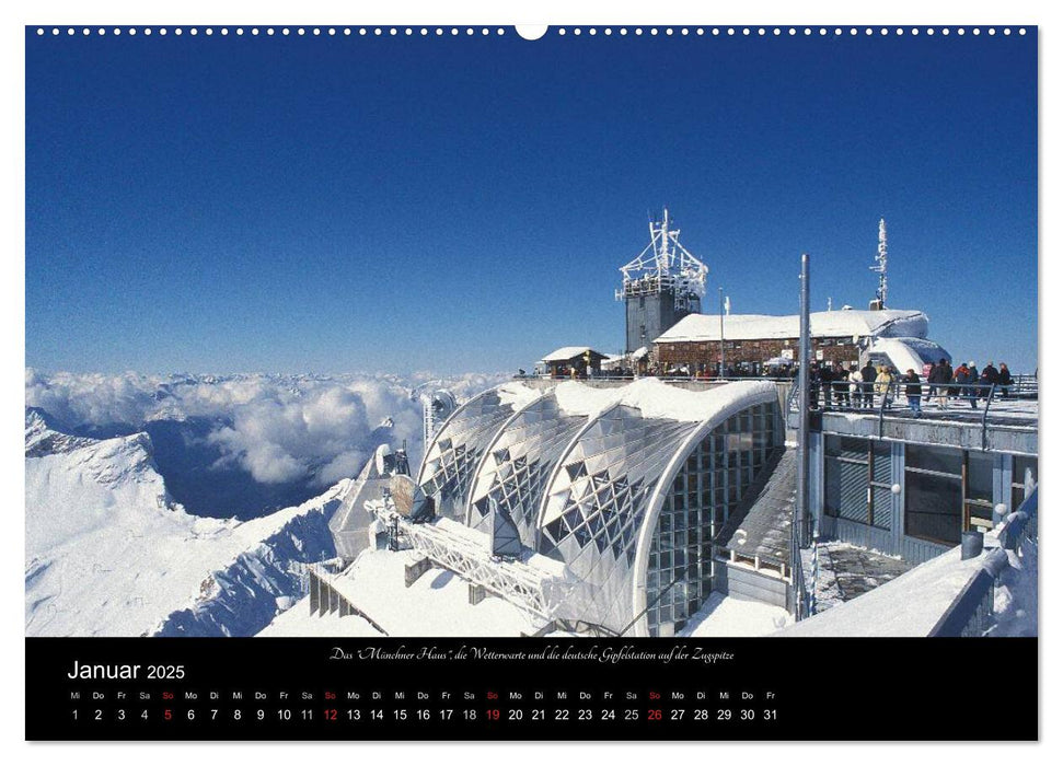 Garmisch-Partenkirchen im Winter (CALVENDO Wandkalender 2025)