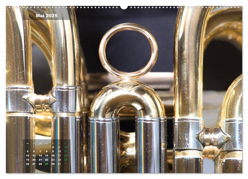 Das Horn, ein herrliches Instrument (CALVENDO Wandkalender 2025)