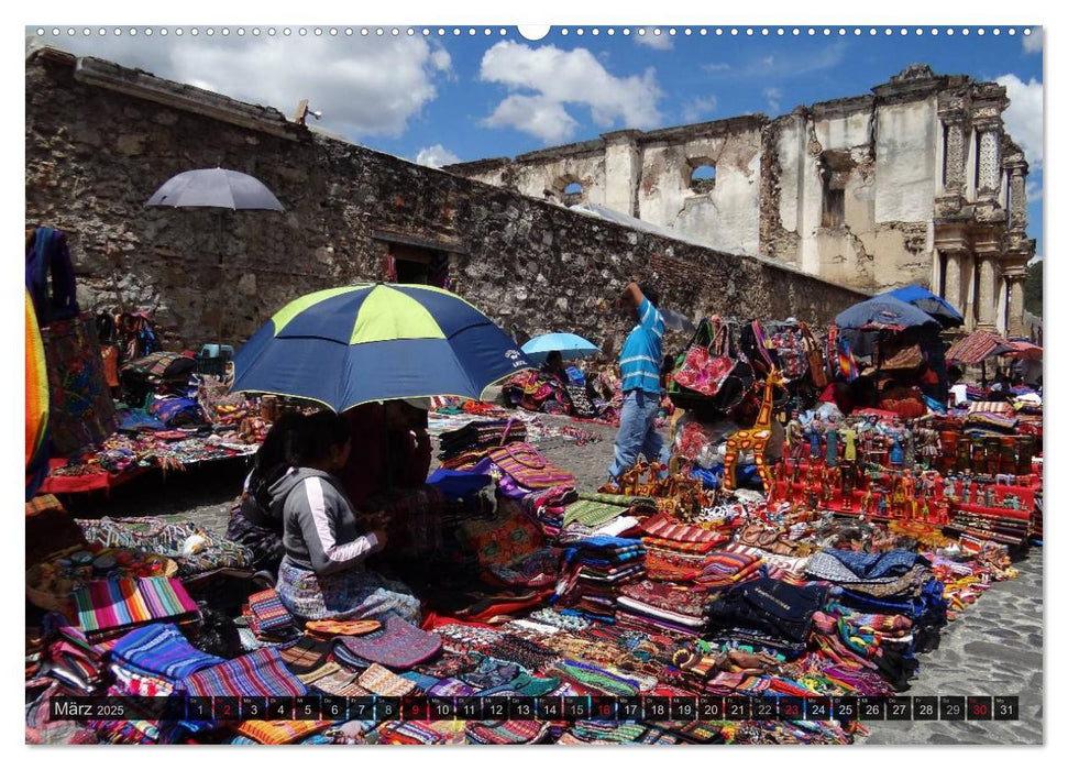 Guatemala - Land der 1000 Farben (CALVENDO Wandkalender 2025)