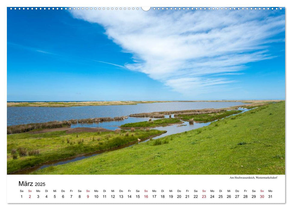 Fehmarn - "fe mer" natürlich "am Meer gelegen" (CALVENDO Wandkalender 2025)