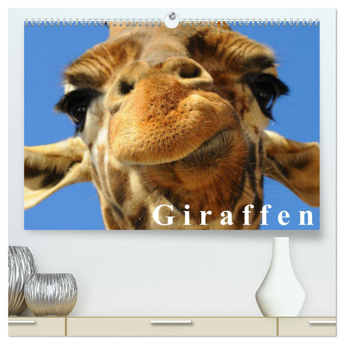 Giraffen / Geburtstagskalender (CALVENDO Premium Wandkalender 2025)