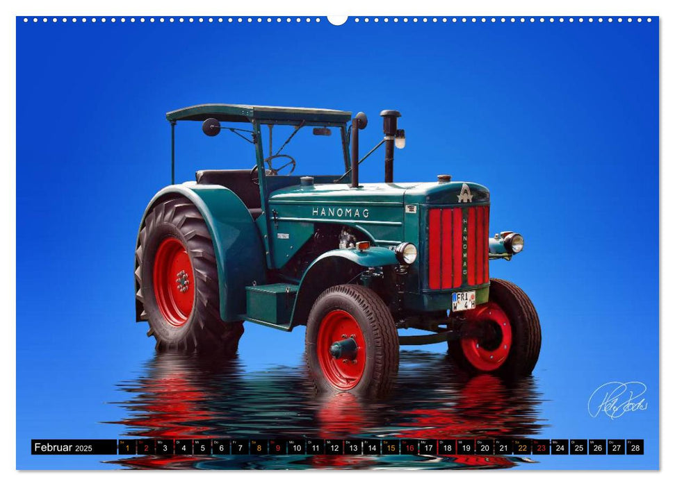 Trecker - Oldtimer (CALVENDO Premium Wandkalender 2025)