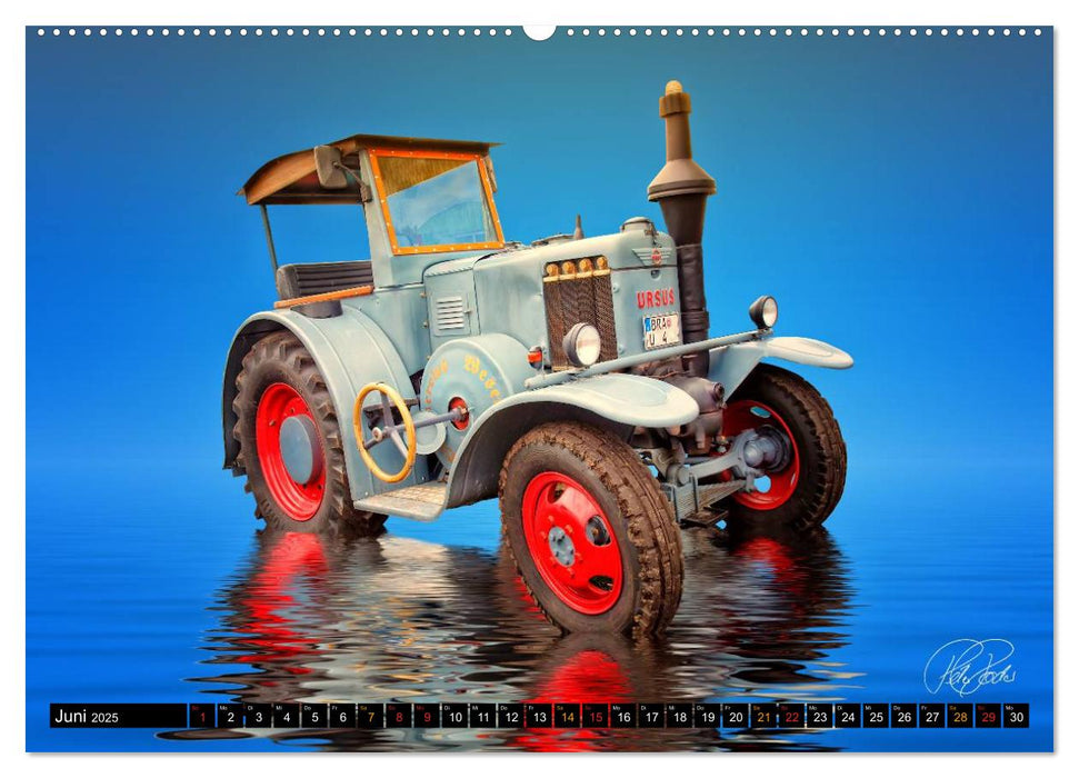 Trecker - Oldtimer (CALVENDO Premium Wandkalender 2025)