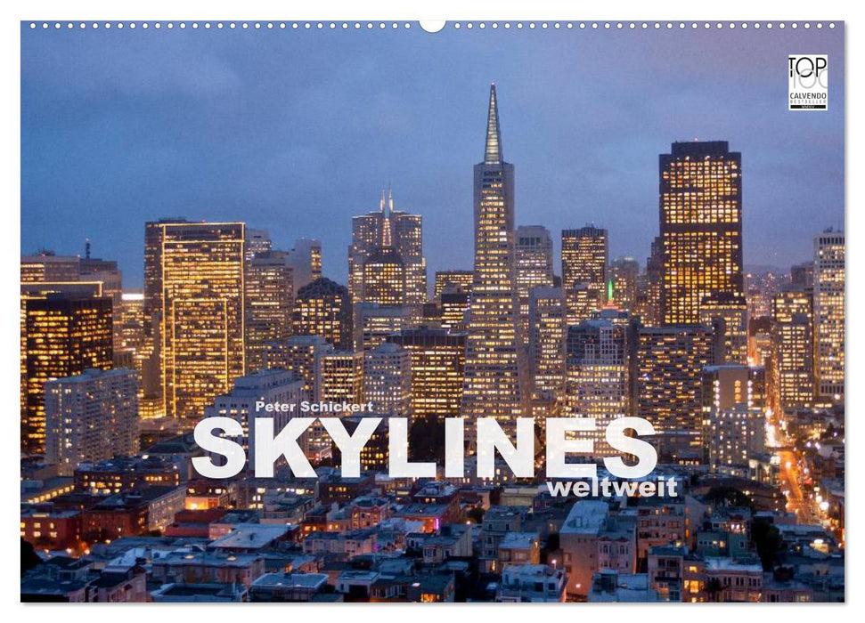 Skylines weltweit (CALVENDO Wandkalender 2025)