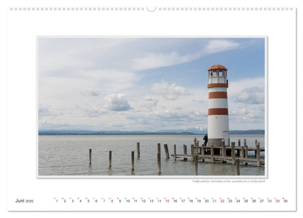 Neusiedler See / CH-Version (CALVENDO Premium Wandkalender 2025)