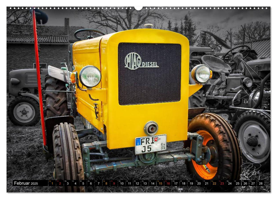 Trecker - Oldtimer (CALVENDO Premium Wandkalender 2025)